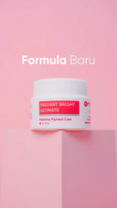 KRIM MALAM RADIANT BRIGHT ULTIMATE DRWSKINCARE | NEW KRIM MALAM DRWSKINCARE UNTUK KULIT KUSAM JERAWAT & BRKAS JERAWAT