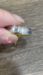 Poh Heng Jewellery 22K Adore Band in Yellow White Gold[Price By Weight]