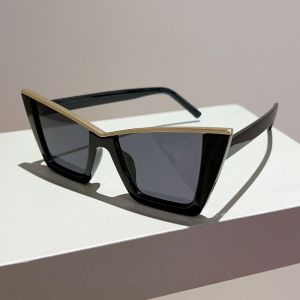 Oversized Cat Eye Sunglasses Women 2023 Luxury Brand Designer Fashion Square Sun Glasses For Female New Trend Big Frame Sunglass