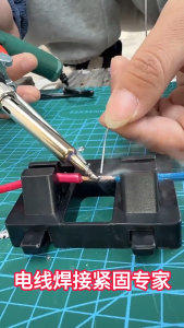 RakanKu Malaysia Soldering Cable Clamp Dual Spring Wire Welding Fixture Clamp Anti Slip High Rebound Alat Pemegang Wayar Solder 焊接电缆固定夹具