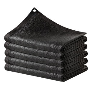 Thickened Sun Protection Net Heat Insulation Black Net for Balcony Courtyard Outdoor Light Blocking Net Sunshade Net