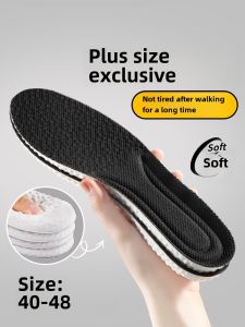 Large Size Shoe Inserts Anti-Odor Sports Mens Air Cushion Shock Absorption Extra Extra Large 48 Size 46 Size Sports Shoes