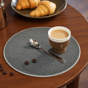 JIELEFAN | Waterproof No Wash Round French Elegance Meal Mat