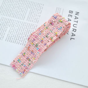 4cm Pink Color Onion Color Net Fabric Belt Homemade Bow Material Homemade by Hand DIY Barrettes Hair Rope Accessories