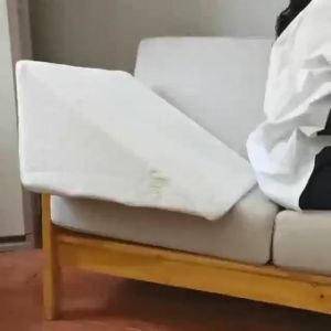 Yomerto Comfort Wedge Pillow Premium Memory with Hypoallergenic Cover Big Wedge Bed Pillow 50x30x60cm
