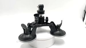 Tri-angle Suction Cup Mount Car Holder for Gopro Hero 13 12 11 10 9 8 Insta360 SJCAM AKASO DJI Osmo Action 6 5 PRO 4 Nano Camera
