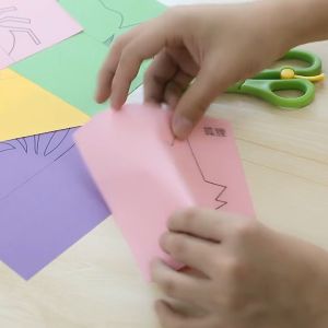 AI-M373 Mainan Gunting Kertas Anak / Mainan Edukasi DIY Cutting Paper Activity Kit / Mainan Belajar