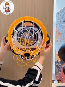 BỘ ĐỒ CHƠI BÓNG RỔ PHI HÀNH GIA TREO TƯỜNG VÀ NÉM VÒNG CAO CẤP PHÁT ĐÈN VÀ ÂM THANH KÈM 2 BÓNG 6 VÒNG NÉM GIÁ ĐỞ ỐNG BƠM