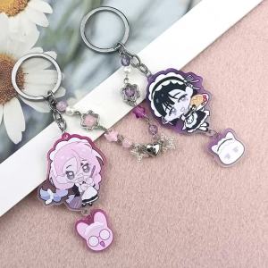 Comic ALIEN STAGE Mizi Sua Acrylic Keychain Charm Keyring Cartoon Versatile Backpack Pendant Pants Decoration Accessories Gift
