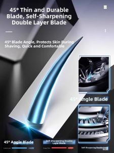 MUJUEAO | Compact Electric Travel Shaver for Men
