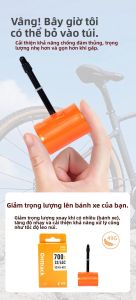 Ontrack Siêu Nhẹ TPU Xe Đạp Ống Bên Trong 700C 32-45C Sỏi Lốp Xe Đạp 48-60 Chiều Dài Van Pháp Siêu Nhẹ Thay Thế