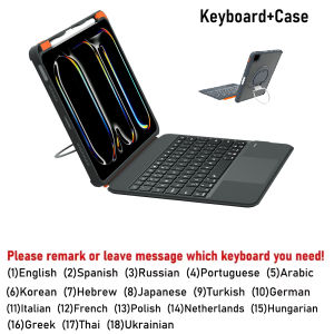 Keyboard Case For iPad Air 11 13 M2/M3Detachable Backlit Keyboard Cover For iPad Air 4/5iPad 10th/A16 2025Pro 11 12.9 13‘’