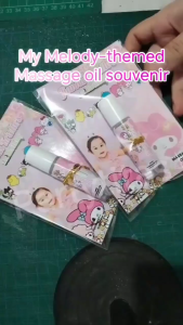 Massage Oil Giveaway Souvenir with Customized Personalized Label