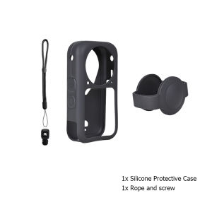 Insta360 X6 Vỏ Bảo Vệ Vỏ Máy Ảnh Bằng Silicon Nắp Ống Kính Chống Trầy Xước Phụ Kiện Máy Ảnh Hành Động Cho Insta360 X6