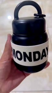 Botol lucu Insulasi Bahan 316 Thermos Bottle Stainless Steel Vacuum Flask Thermos Water Bottle Thermal Insulated Cups Coffee cup Portable with Handle Travel Mugs 550ml
