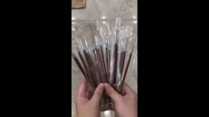 Cọ Nail Hình Quạt – Tán Gel Ombre Siêu Đều – Dành Cho Thợ & Người Mới LIM BRUSH
