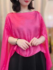 Khăn Choàng Lụa Mùa Hè Màu Trơn Kiểu Dáng Du Lịch Chống Nắng Rộng Rãi Mỏng Đa Năng Thời Trang Phù Hợp Cho Mọi Lứa Tuổi