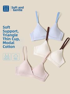 DIEANFEN | Wire-Free Modal Cotton Triangle Cup Bra