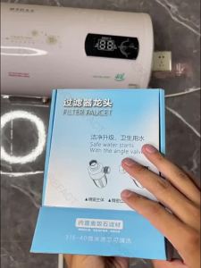 Shower Water Filter Stainless Steel High Pressure PreFilter Water Heater Purifier for Showers Sinks Spin Down Sediment Filter
