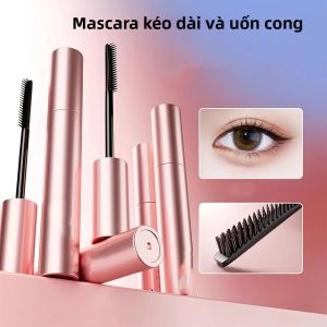 Mascara Không Thấm Nước Không Lem - Mascara Làm Dài Mi Cong Dày Lâu Dài Màu Đen Cho Vẻ Ngoài Tự Nhiên