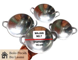 Wajan Kuali MINI Alumunium Cor 16cm / Wajan Mini / Wajan Poles / Wajan Kecil / Wajan Serabi / Wajan Kue Cucur / Wajan Batik / Wajan Telur Ceplok