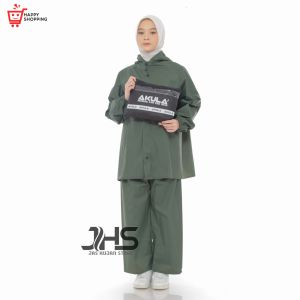 Jas Hujan Raincoat Terbaik Pria Wanita By AKULA Anti Rembes Tebal Kuat Lentur