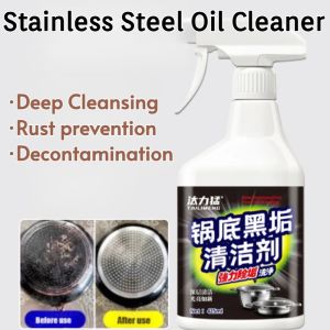 Pot Bottom Black Remover Heavy Oil Stains Black Pot Descaler Stainless Steel Pot Bottom Black Scale Cleaner