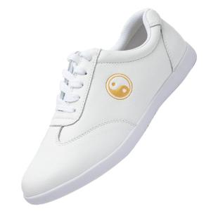 Jinwu Tai Chi Shoes Genuine Leather Cow Tendon Bottom Sports Shoes for Men And Women Practice Martial Arts Training Shoes
