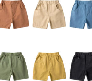 OrangeMom 3-6Years Kids Shorts Summer Simple Childrens Pants Pure Colors Toddler Boy Clothes New Style1PCS