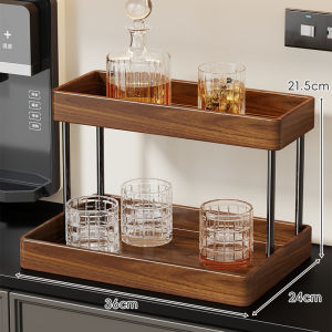 MUGG | Real Wood Desktop Corner Cup Holder