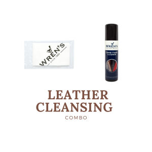 WRENS Leather Cleansing Set (Instant Foam Cleaner 150ML and Polishing Cloth)