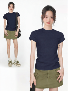 Áo Thun Sơ Mi Ôm Body Tay Ngắn