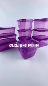 Toples Plastik Kotak Calista Set 12pcs: Food Container & Food Storage Solution