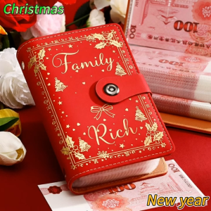 Family Rich A6 Money Album | 100/200 Envelopes | Perfect for New Year & Christmas Gift