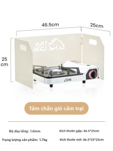 ANLOOK | Màn Chắn Gió Bếp Gas Gấp Dày