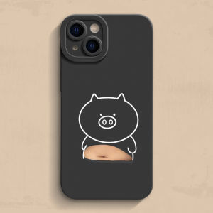 เคสโทรศัพท์ซิลิโคนน่ารักแบบนิ่มสำหรับ Apple iPhone 17 16 15 14 13 12 11 XR 8 plus Mini ป้องกันได้ 5G สำหรับทั้งชายและหญิง