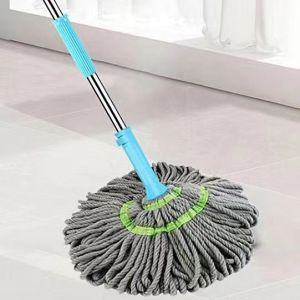 New 2023 Self-Winding Rotating Mop Hands-Free Cleaning Tool Cotton Pad Mop for Lazy Home Use Electric Dustpan And Broom Set