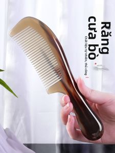 SHENGSHITANG | Cái Tỉa Tóc Dài Từ Sừng Thiên Nhiên Thật
