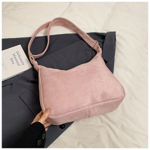 Retro Casual Crossbody Tote Bag Womens 2024 New Fashion Commuter Bag Large Capacity Soft PU Leather Handbag Shoulder Bag