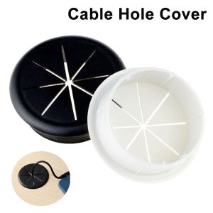 MYTHIS Office Furniture Cable Passing Line Outlet Port Desk Cord Grommet Cable Organizer Wire Hole Cover