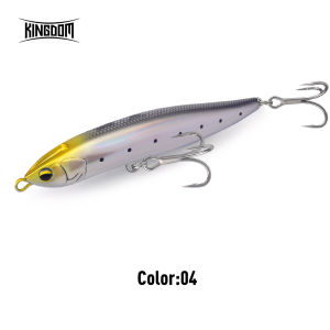KINGDOM | KINGDOM Sinking Pencil 140mm 54g One‑through Steel Wire Long Cast Saltwater Hard Lure Vibration Sinking Pencil For Sea Predator