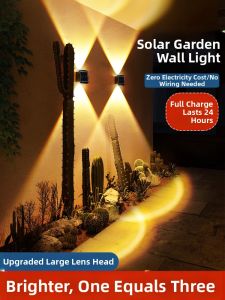 DIANJIA | Waterproof Outdoor Solar Wall Light