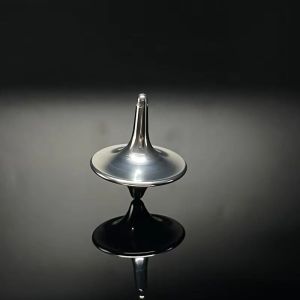 Hot Movie Totem Metal Gyro - Silvery Hand Spinning Top Fingertips Cyclone Anti Stress Fidget Toy for Adult Gifts