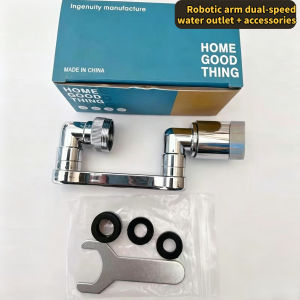 YTYIN | Rotatable Multifunctional Extension Faucet Aerator Kitchen Sink Faucet Extender Adapter Bathroom Tap Swivel Robotic Arm Sink Fit