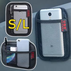 กระเป๋ากระเป๋าตาข่ายหนังผ้าตาข่ายอ็อกซ์ฟอร์ดโทรศัพท์กุญแจเหรียญกระเป๋าตาข่ายเก็บของจัดระเบียบจัดเก็บภายในรถ