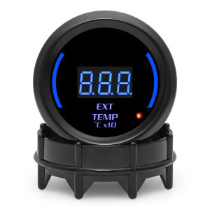 RYSJM | 2" 52mm Car Digital Meter Vacuum Turbo EXT Temp Oil Temp Gauge 12V Water Temperature Gauge Meter With Warning Light