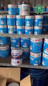 Sơn Hải Âu epoxy 2 thành phần (BỘ 5 KG) nhiều màu đỏ hồng trắng vàng xám xanh dương xanh lá gỉ