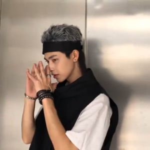 Men Breathable Wig Hat Rock Punk Street Short Hair Cap Sports Outdoor Wig Hat