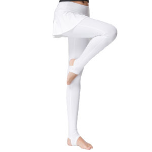 กางเกงโยคะผู้หญิง RICHMOND Quick Dry Breathable กางเกงขาสั้น Pilates Fitness ระบายอากาศได้ดี กางเกงขายาวสองชิ้นปลอม