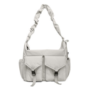 MYEDITION | Myedition Hobo Crossbody Bag Large Capacity Fitness Travel Multi-use Shoulder Tote Bag Original Design Soft Fabric Daily Use